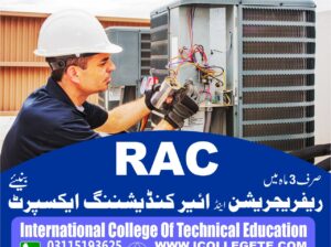 ACTechnician & Refrigeration course in Rawalpindi