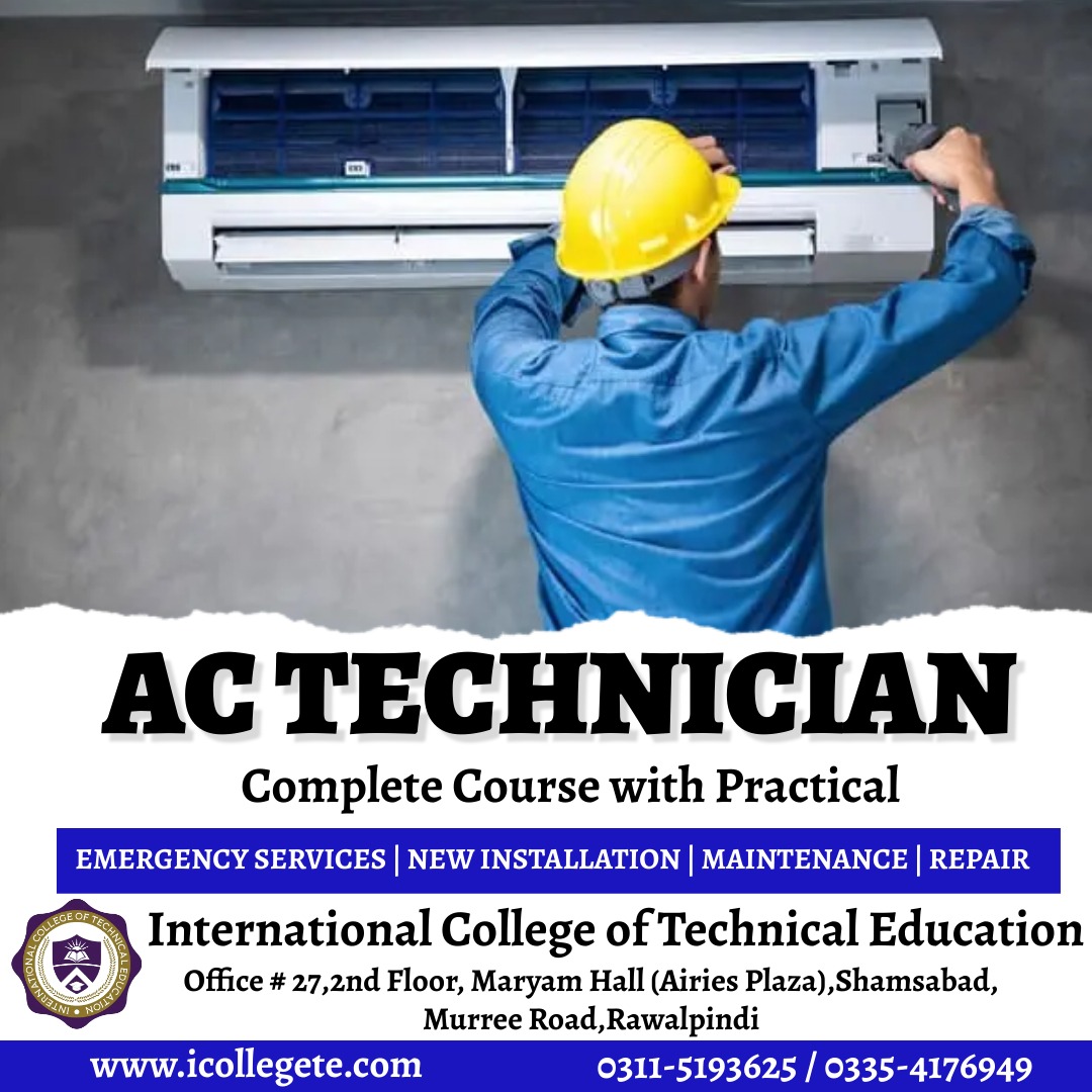 AC Technician Course In Lahore,Faisalabad