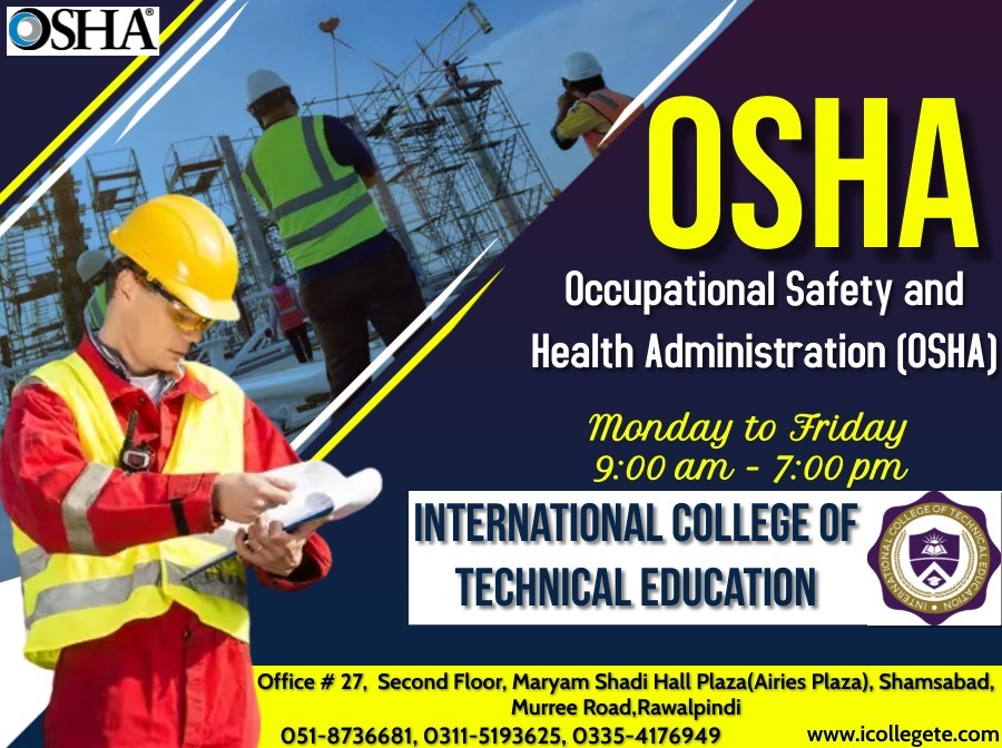 #OSHA 30 Hours Course In Sahiwal,Mianwali