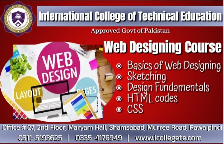 Web Designing Course In Sheikhupura,Sahiwal